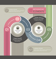 Modern infographic template vector image