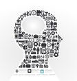 Elements are small icons Finance vector image