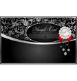 Abstract background with pearl vector image