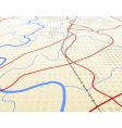 Angled map vector image