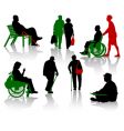 Old people vector image