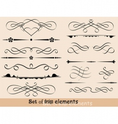 Set of design elements vector vector image