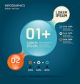 Modern glass color Design template vector image