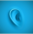 Background with ear vector image