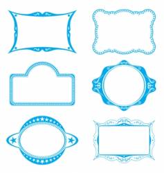 Frame set vector image