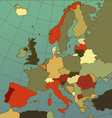 Europe map vector image