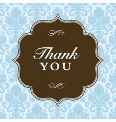 Vintage frame vector image