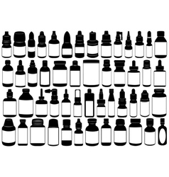 Medicine bottle vector image