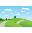Nature landscape vector image