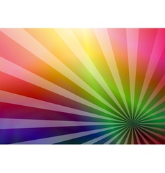 Rainbow business card vector image