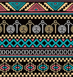 Aztec colorful geometric seamless pattern Vector Image