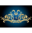 Heraldry crest vector image