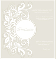 Floral card vector image