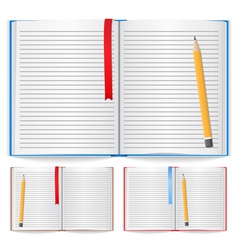 Notebook vector image
