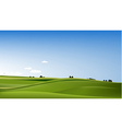 Rural landscape vector image