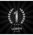 First place vector image