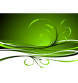 Green background vector image