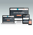 Responsive Website Design vector image