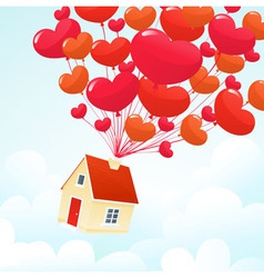 House of love vector image