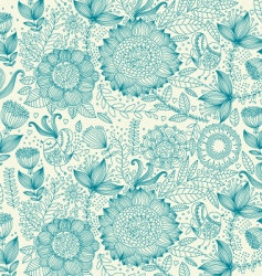 Floral background vector image