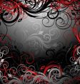 Floral background vector image