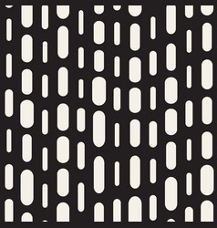Seamless black and white irregular dash Royalty Free Vector