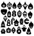 Christmas decorations vector image