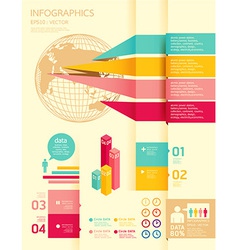 Infographics set and Information Graphics vector image