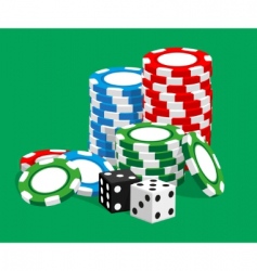 Casino illustration vector image