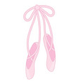 Ballet shoes Ballet shoes vector image