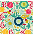 Floral background vector image