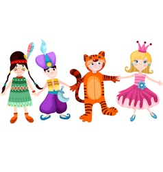 Children set vector image