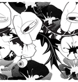 Poppy pattern vector image