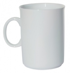 White coffee cup vector image