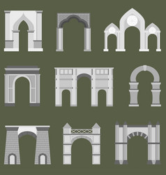 Arch construction Arch construction vector image
