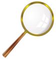 Magnifying glass vector image