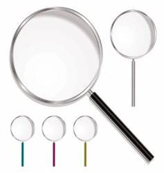 Magnifying glass vector image