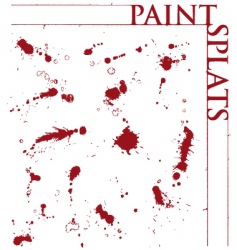 Paint splats vector image