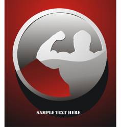 Bodybuilding vector image