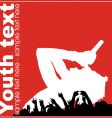 Youth party vector image