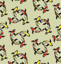 Carp koi wallpaper vector image