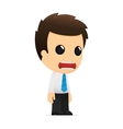 Cartoon office worker vector image