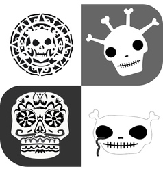 Skulls vector image