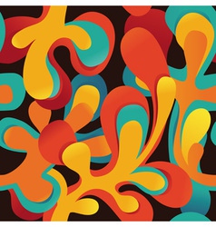Abstract seamless pattern with splash vector image