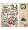 London postcard vector image