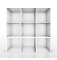 Shelf nine vector image