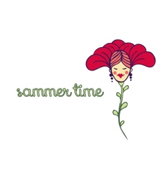 Spring or summer background vector image