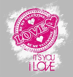 Love valentine vector image