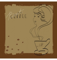 Coffee vector image