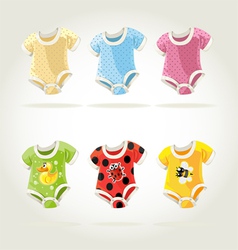 Babies clothes vector image